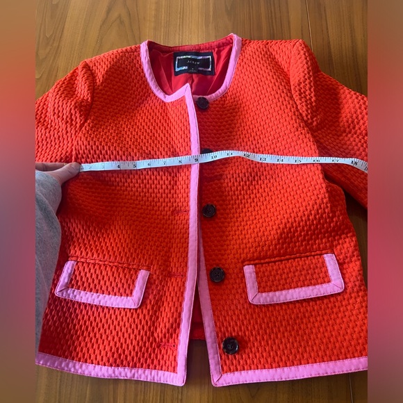 J Crew Neoprene Contrast Lady Jacket 4 - Picture 5 of 7